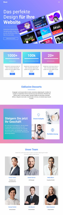 Entwerfen Sie Websites Für Unternehmen – Premium-Joomla-Template