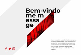 Obrigado Por Ter Vindo - Modelo Joomla Profissional Gratuito