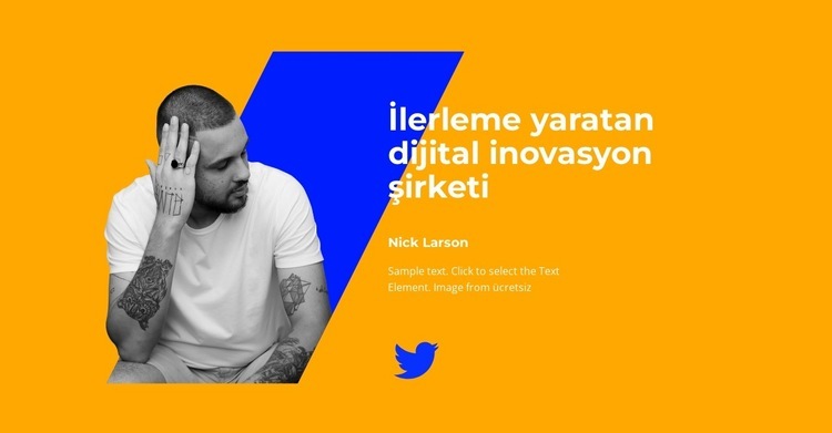 Yeni bir geliştirme Html Web Sitesi Oluşturucu