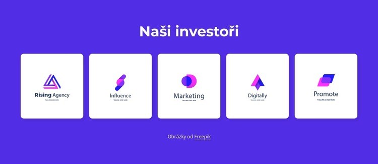 Naši investoři Šablona