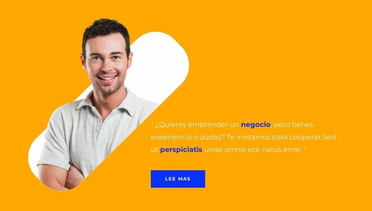 Representante Diseño de páginas web