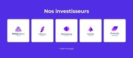 Nos Investisseurs - Online HTML Generator