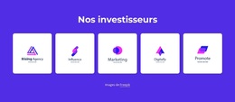 Nos Investisseurs - Thème WordPress À Télécharger Gratuitement