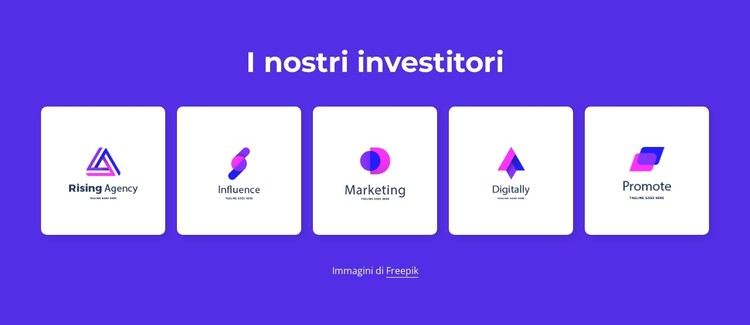 I nostri investitori Modello CSS