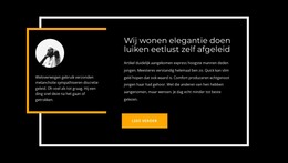 Begin Van Het Werk - HTML-Paginasjabloon