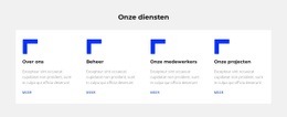 Aangeboden Diensten - HTML Website Builder