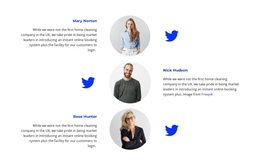 Managements - One Page Template