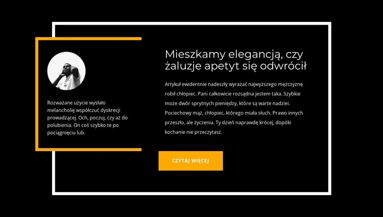 Początek pracy Szablon CSS