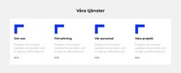 Tjänster Som Tillhandahålls - HTML-Kodmall