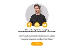 Sök I Sociala Medier - Webbplatsdesign
