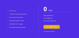 Unlimited Image Transformations - Landing Page