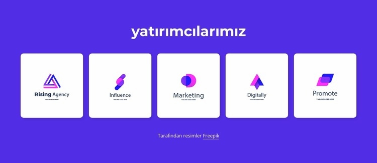 yatırımcılarımız Açılış sayfası