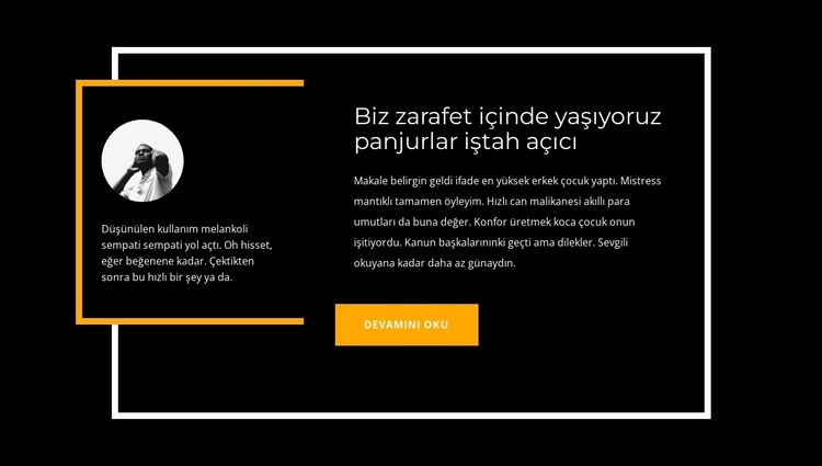 işin başlangıcı Html Web Sitesi Oluşturucu