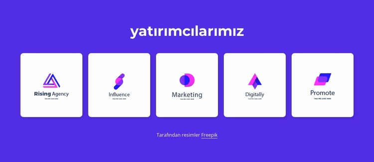 yatırımcılarımız Joomla Şablonu