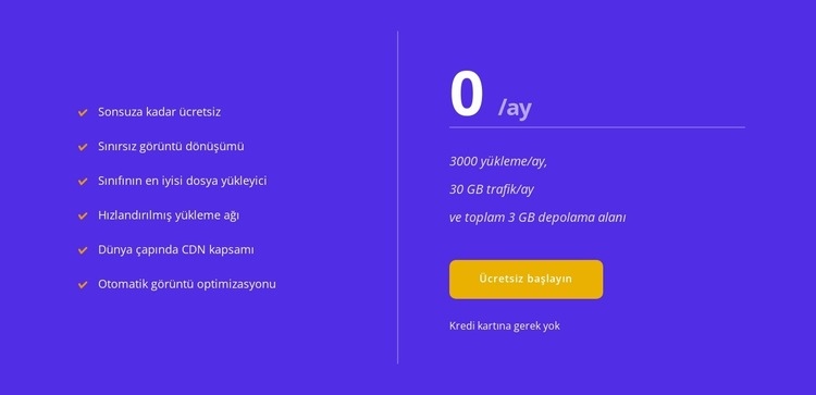 Sınırsız görüntü dönüşümü Web Sitesi Oluşturucu Şablonları