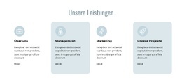 Verwaltung Und Marketing - Website-Vorlagen