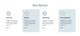 Beheer En Marketing - HTML5-Sjabloon