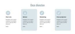 Beheer En Marketing - Websitesjablonen