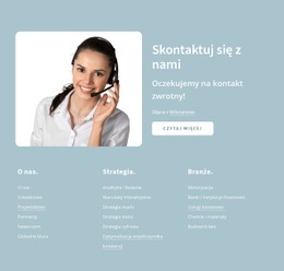 Skontaktuj Się Z Nami Zablokuj Za Pomocą Przycisku - Kreatywny, Uniwersalny Szablon HTML5