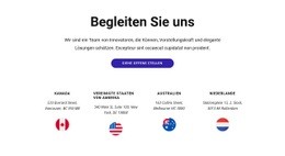 Trete Uns Heute Bei - Benutzerdefinierte HTML5-Vorlage
