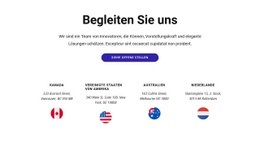 Fantastisches Website-Design Für Trete Uns Heute Bei