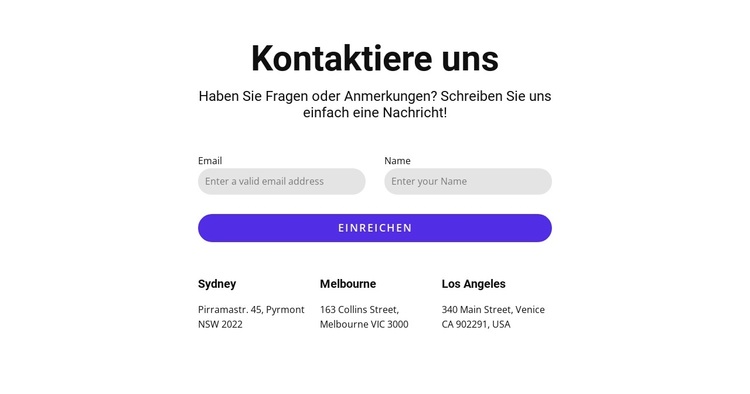 Unsere Standorte weltweit WordPress-Theme