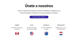 Creador De Sitios Web Multipropósito Para Únete A Nosotros Hoy