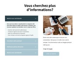 Plus D'Information - Maquette De Site Web À Télécharger Gratuitement