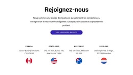 Rejoignez-Nous Aujourd'Hui - Modèle HTML Simple