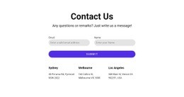 Our locations worldwide - Html Code Example by Nicepage