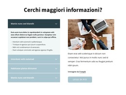 Maggiori Informazioni Modello HTML