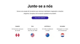 Construtor De Sites Multiuso Para Junte-Se A Nós Hoje