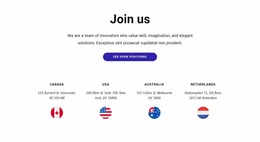 Join Us Today - Homepage Design For Any Device