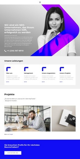 Promotion-Algorithmus - Professionelles Website-Design