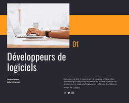 Développeurs De Logiciels Modèle Bootstrap