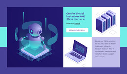 Cloud VPS-Hosting - HTML-Seitenvorlage