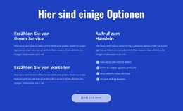 Site-Design Für Hier Sind Einige Optionen