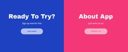 Text and button in cells - Html Code Example by Nicepage
