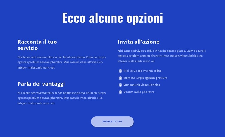 Ecco alcune opzioni Costruttore di siti web HTML