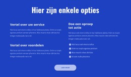Siteontwerp Voor Hier Zijn Enkele Opties