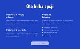 Oto Kilka Opcji Darmowy Szablon Strony Internetowej CSS