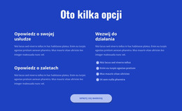 Oto Kilka Opcji - Darmowy Szablon