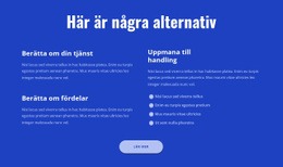 Här Är Några Alternativ - Webbplatsdesign