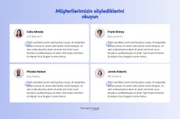 Müşterilerin Söylediklerini Okuyun