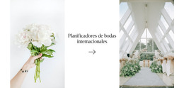 Página HTML Para Decorador De Bodas