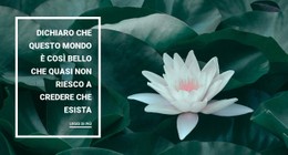 Colonna Del Modello Di Griglia CSS Per La Bellezza Della Nostra Natura