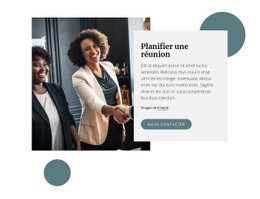 Créateur De Site Web Pour Planifier Une Réunion