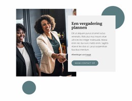 Websitemaker Voor Plan Een Vergadering