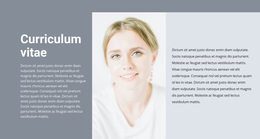 Curriculum Da Cosmetologo - Tema WordPress Personalizzato