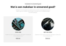 Zakelijke Makelaar CSS-Lay-Outsjabloon